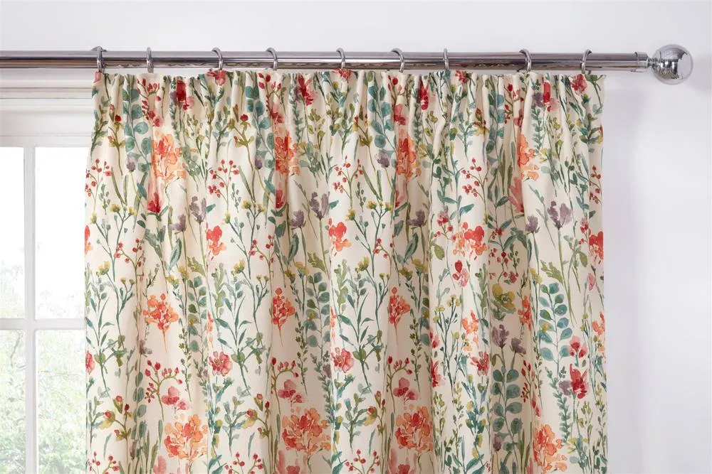 Sundour Amaryllis Pencil Pleat Curtains in Cream 2