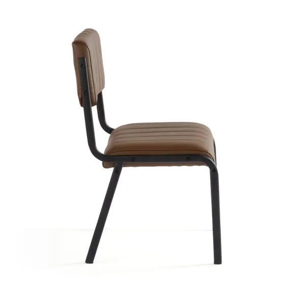 Rhys Set of 2 Dining Chairs, Faux Leather 6
