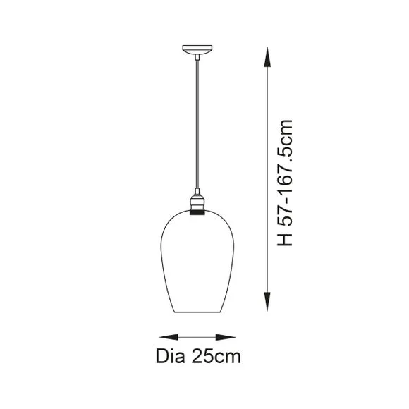 Vogue Sturt Mid Century Adjustable Pendant Light 6