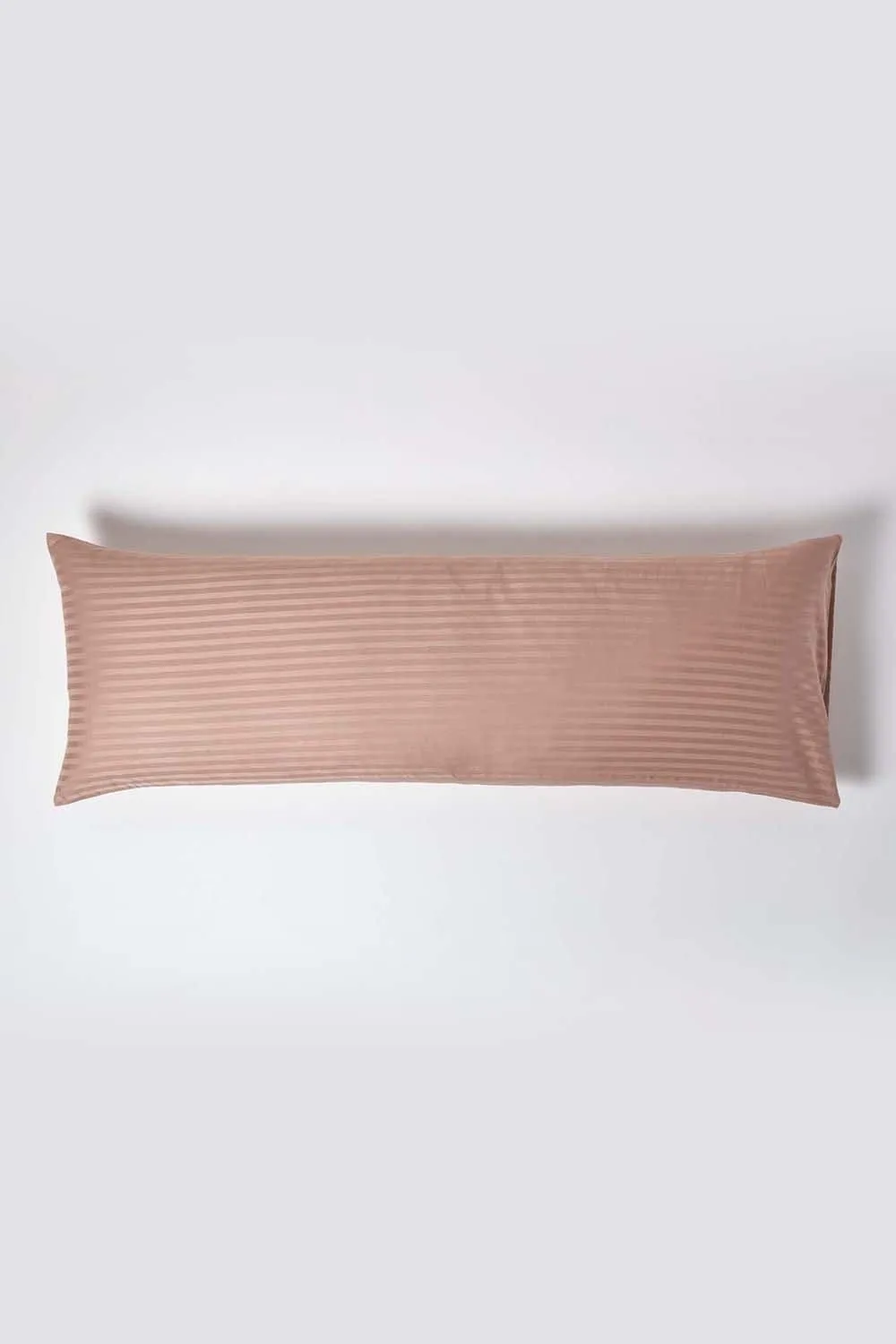 Homescapes Egyptian Cotton Ultrasoft Body Pillowcase 330 TC in Taupe 1