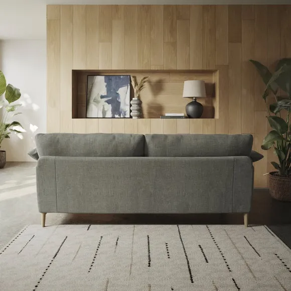 Hector Tonal Plush Chenille 4 Seater Sofa 4