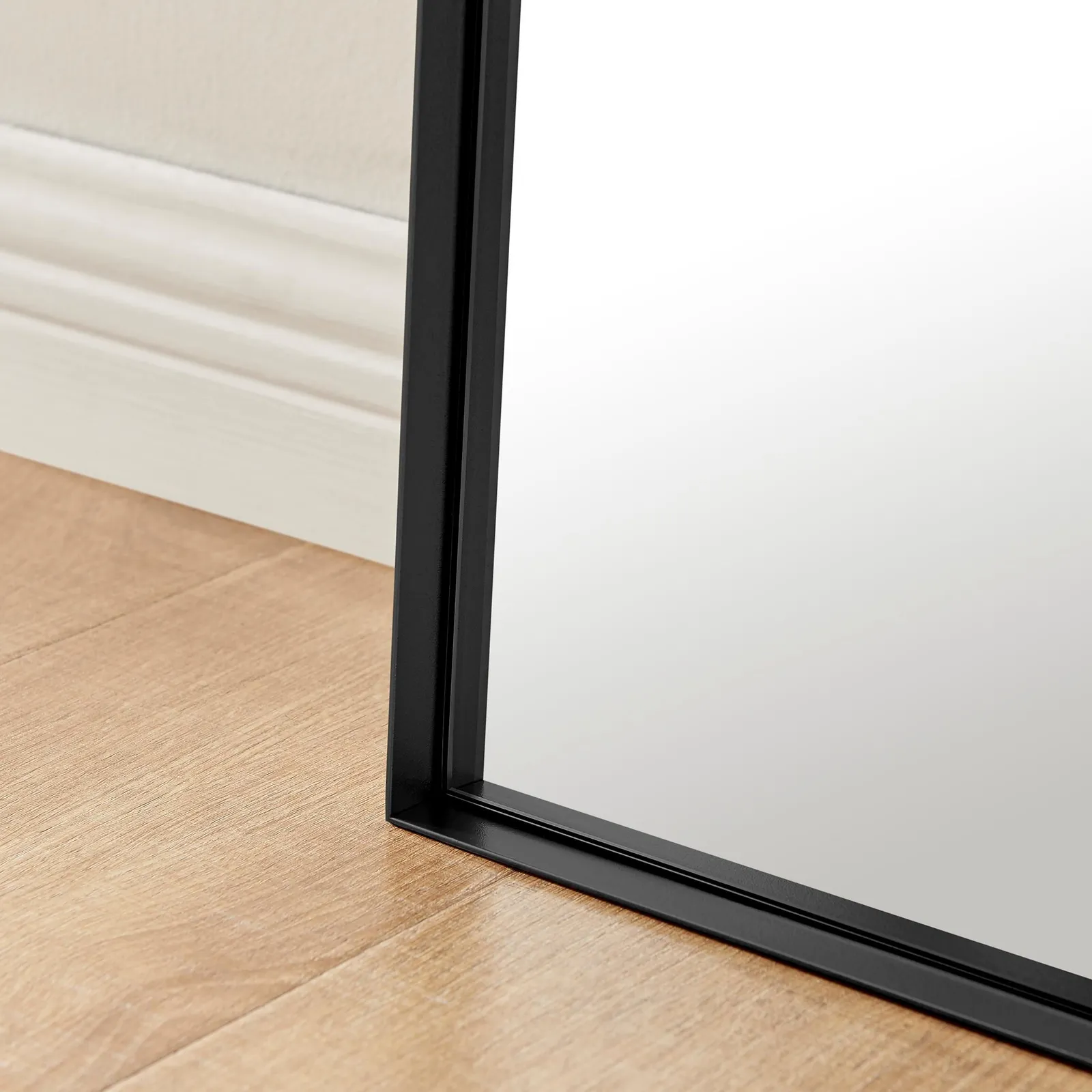 FurnitureboxUK Ottilie Large Full Length Arch Decorative Wall Mirror in Black 4