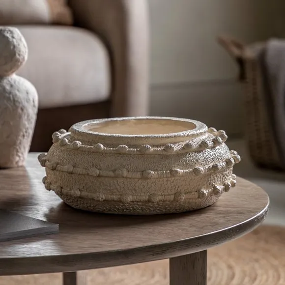Cedar & Sage Namibia Textured Bowl Vase