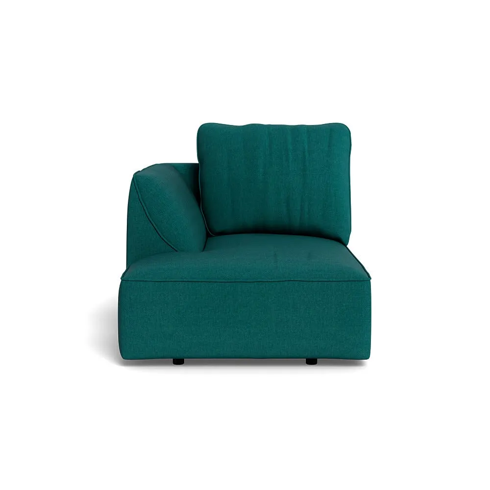 Heal's Morven Left Hand Facing Chaise Unit Brushed Cotton Pine 1