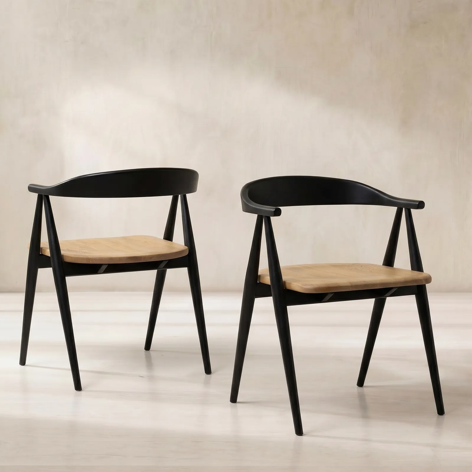 Ercol Como Armchair, Black Wood | Barker & Stonehouse