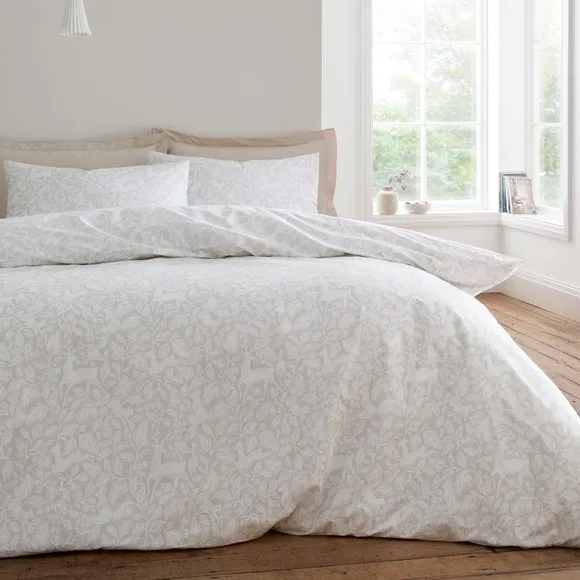 Bianca Woodland 200 Thread Count 100% Cotton Duvet Cover & Pillowcase Set