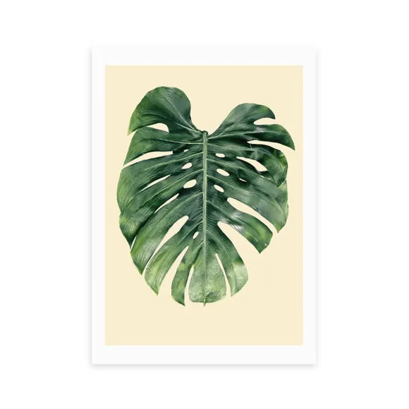 East End Prints Monstera Leaf Print 2