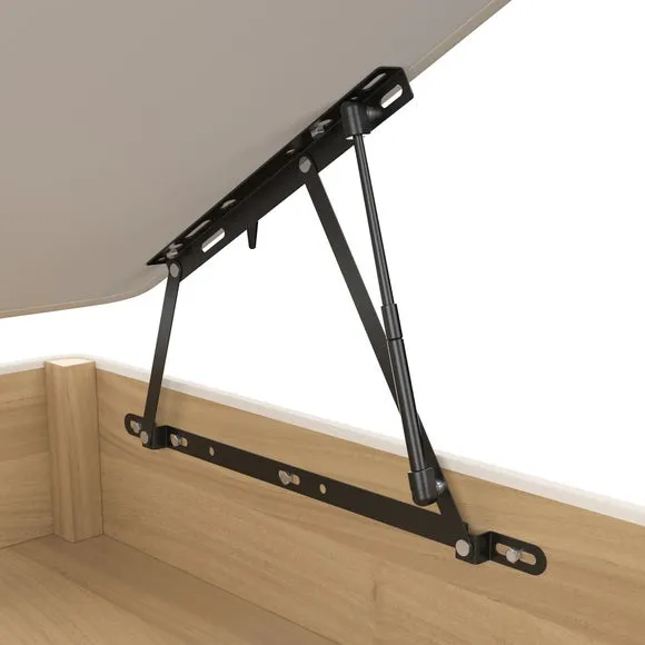 Luxury Side Ottoman Bed Frame, Linen 5