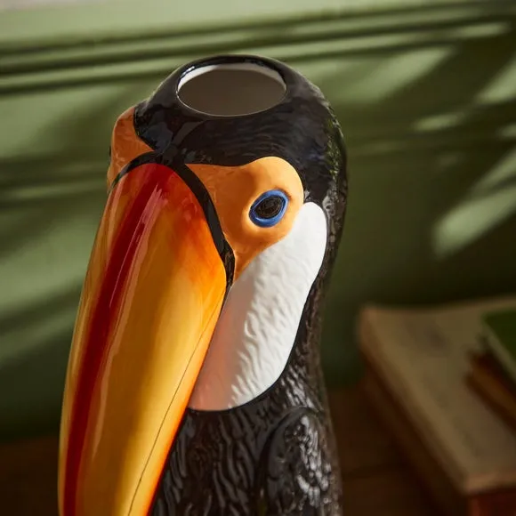 Toucan Ceramic Vase 2