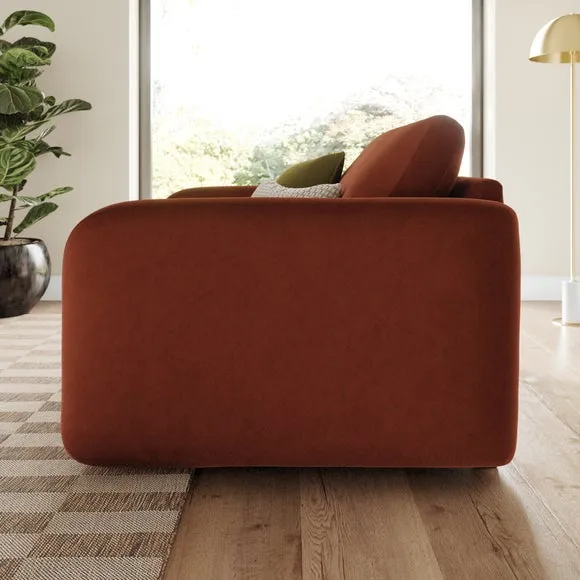 Luca Matte Soft Velvet Snuggle Chair 2