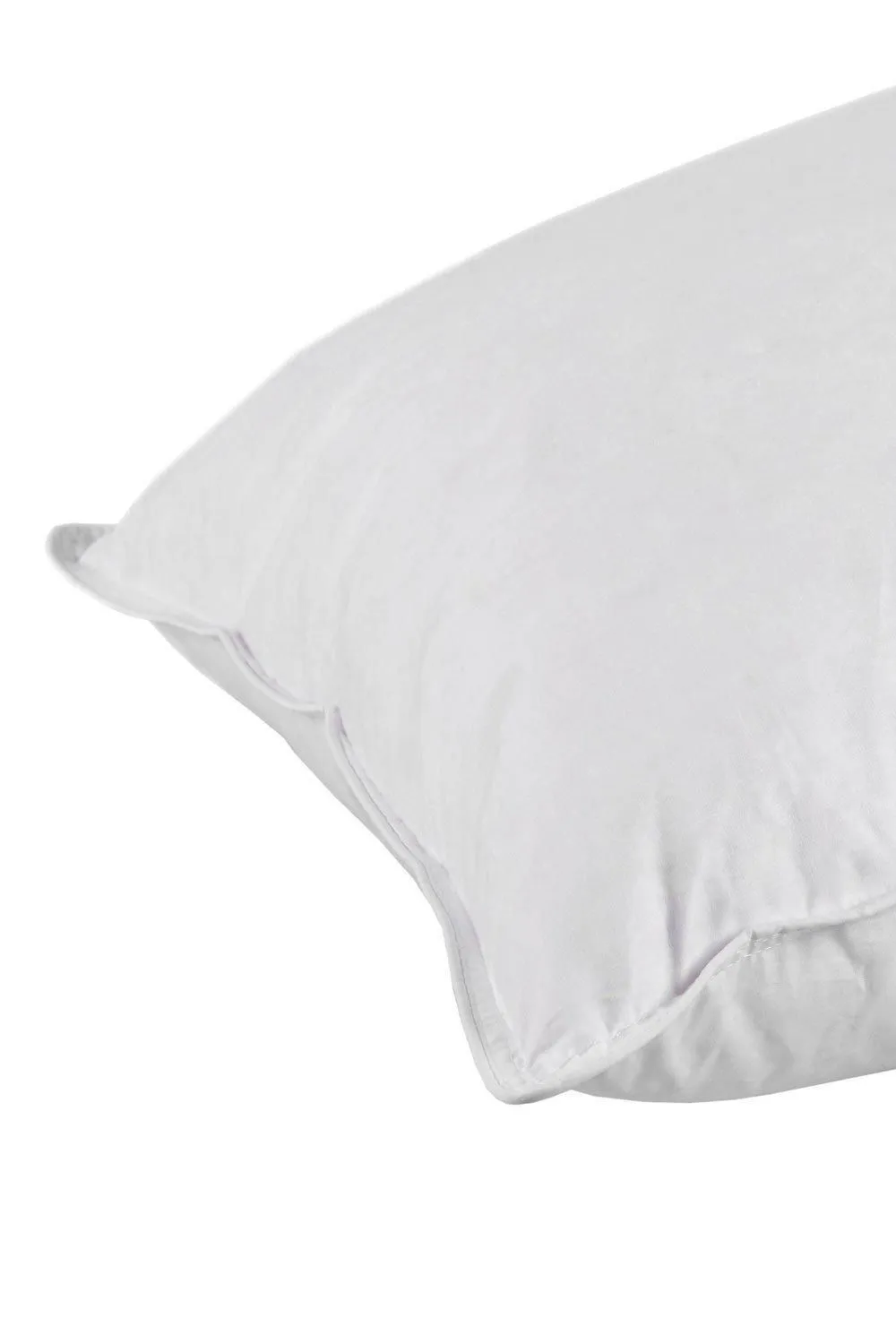 Homescapes Goose Feather & Down King Size Pillow in White 2