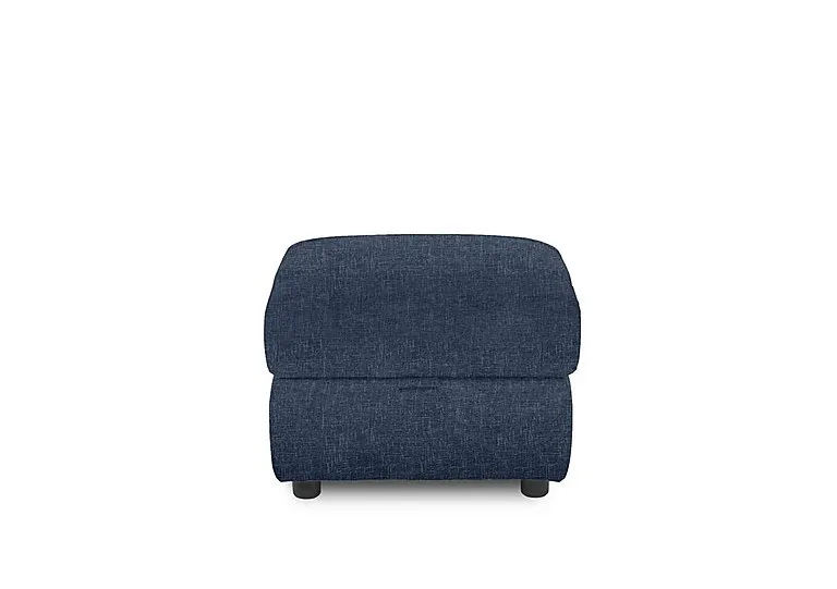 Sloane Fabric Storage Footstool - Anivia Blue