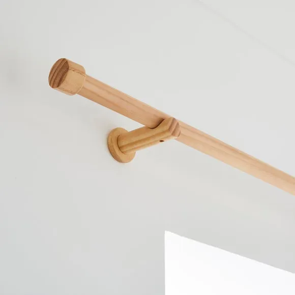 Trinity Wood Curtain Pole 1