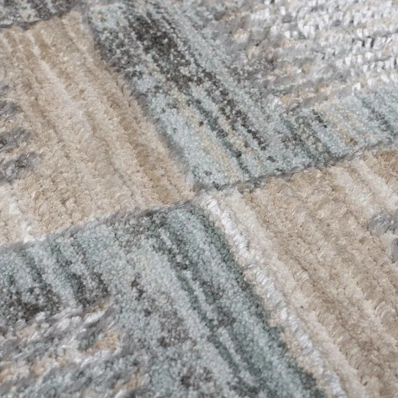 Evelyn Blocks Checked Rug 2