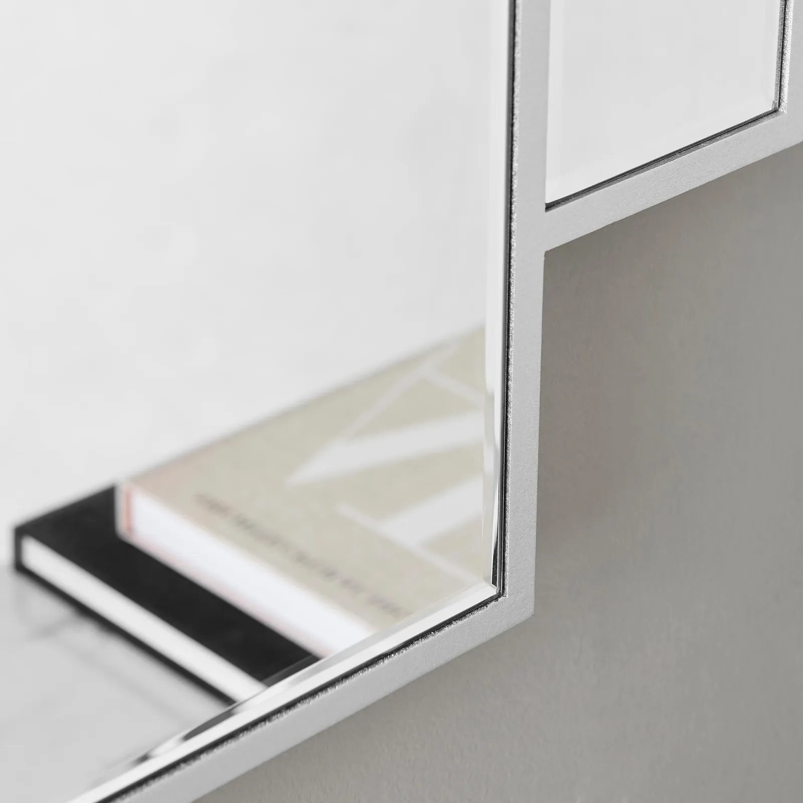 FurnitureboxUK Deco Large 1920s Inspired Silver Framed Wall Mirror 4