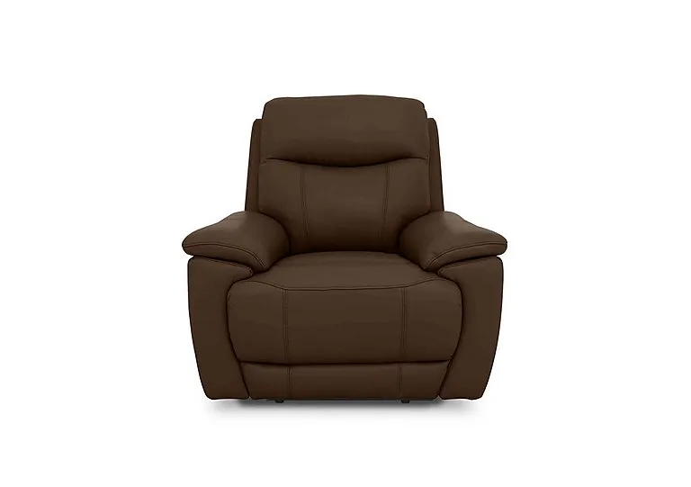Sloane Leather Chair - Chocolate