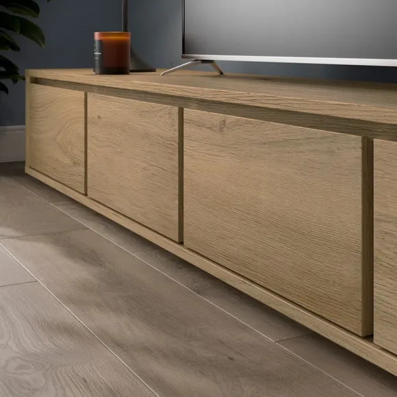 Malik Low Super Wide TV Unit for TVs up to 85" 4