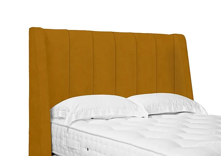 Artisan Collection Alden High Floor Standing Headboard - Double - Plush Corn