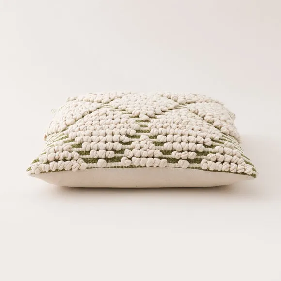 Jersey Bobble Diamond Square Cushion 4