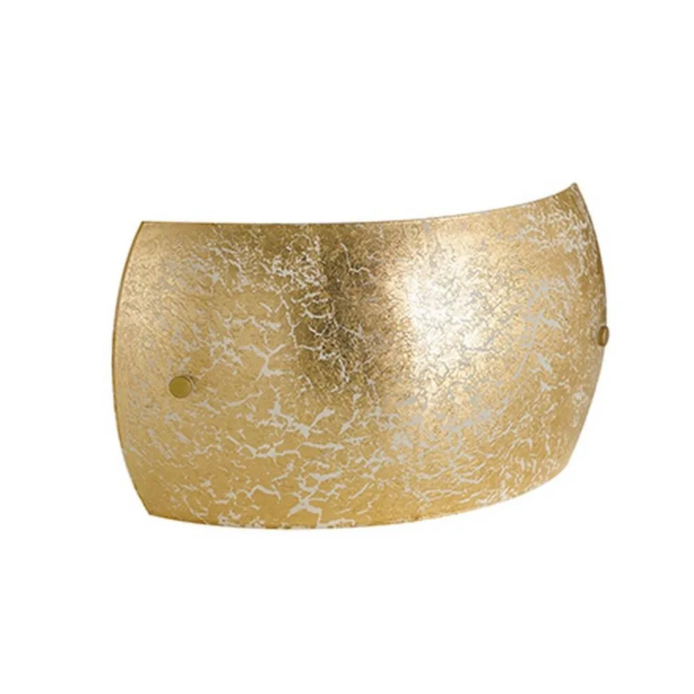 Netlighting VANITY 2 Light Flush Wall Light Gold 27x15x8.5cm
