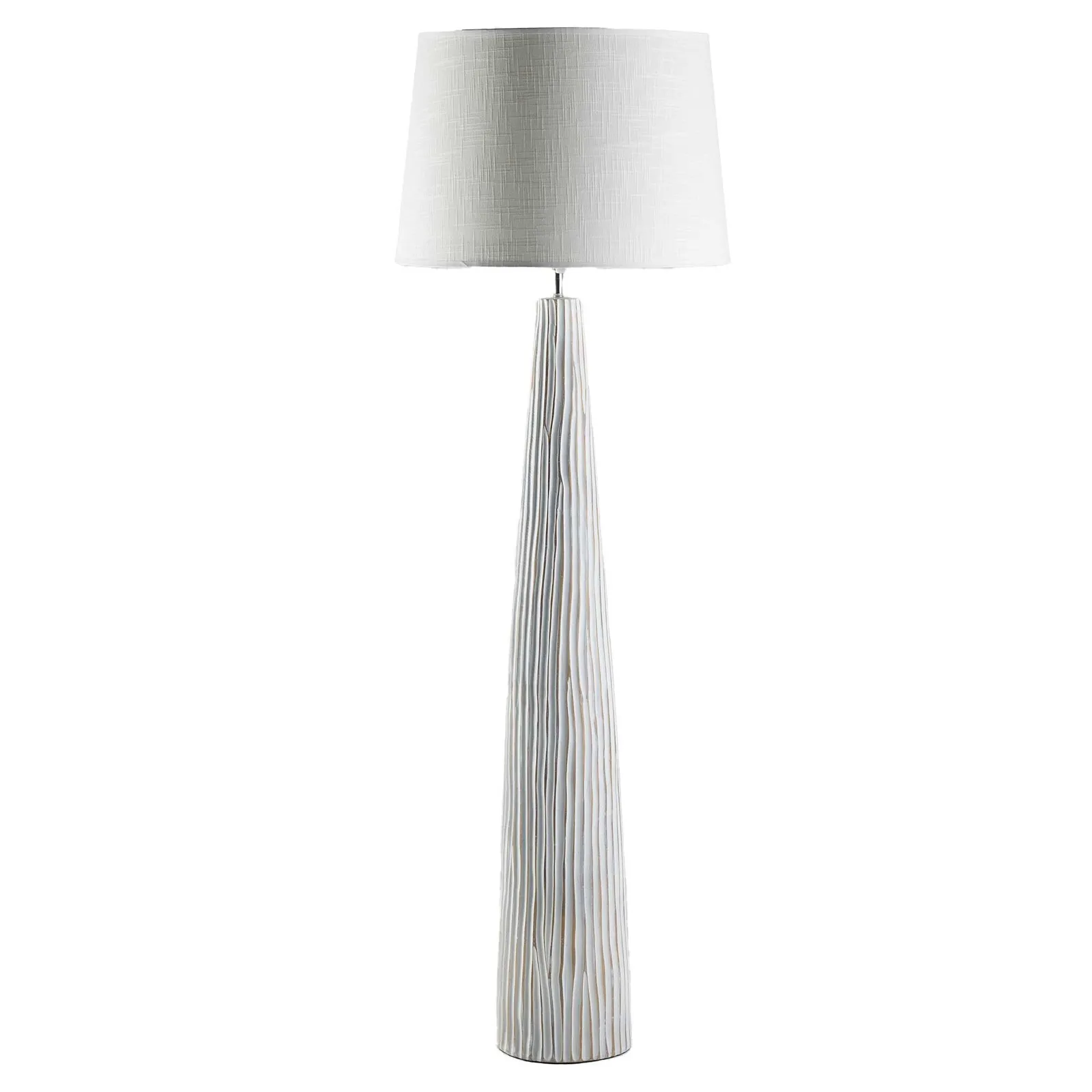 White Wash Driftwood Floor Lamp Ceramic | Barker & Stonehouse