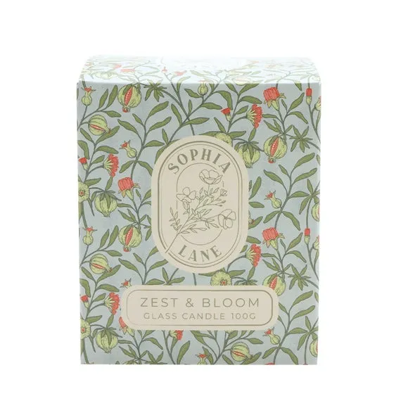 Sophia Lane Zest and Bloom Floral Candle 6