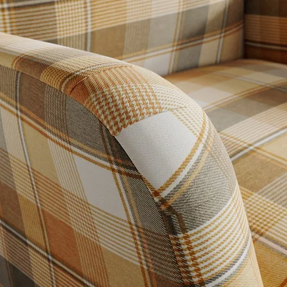 Charnwood Check Grande Armchair 3