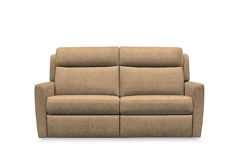 Wren 2 Cushion 3 Seater Fabric Recliner Sofa with Headrests and Power Lumbar - Boucle Cocoa