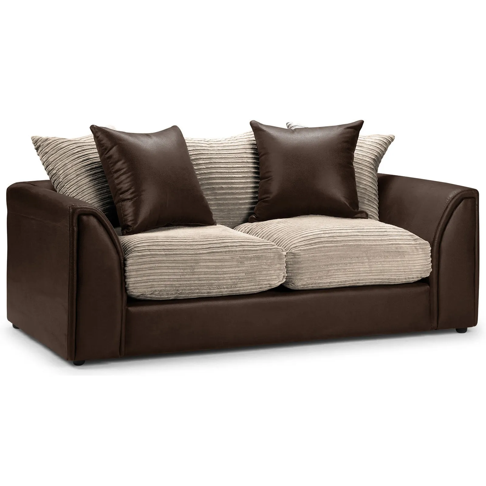 Byron 3 Seater Sofa Brown/Beige