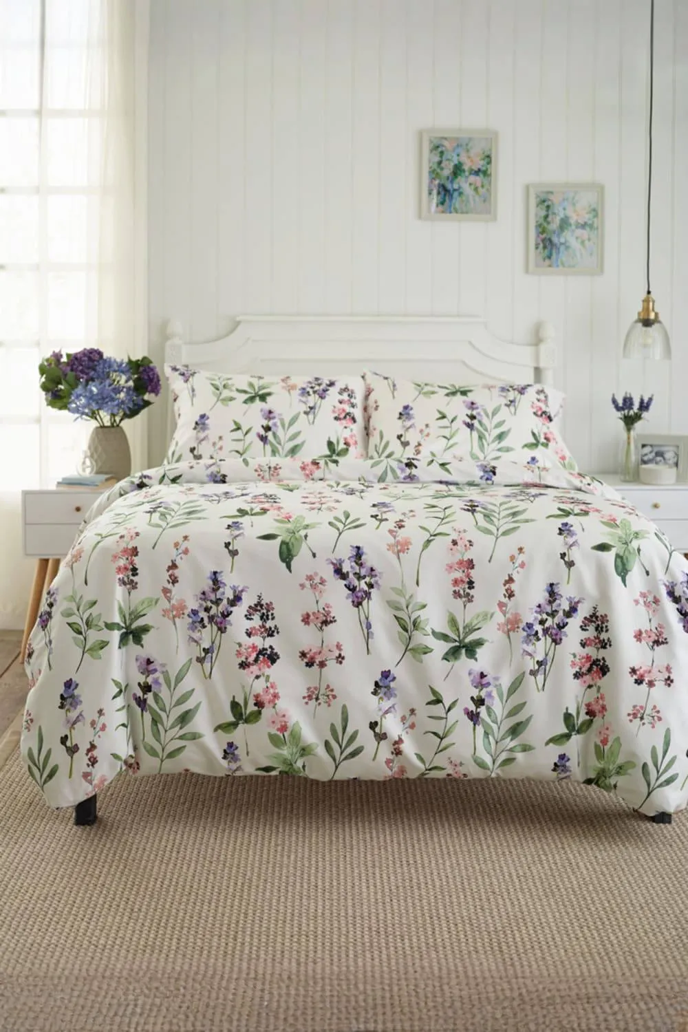 Deyongs Cottage Garden Cotton Duvet Set with Digital Print