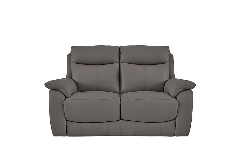 Echo 2 Seater Leather Sofa - BV Elephant