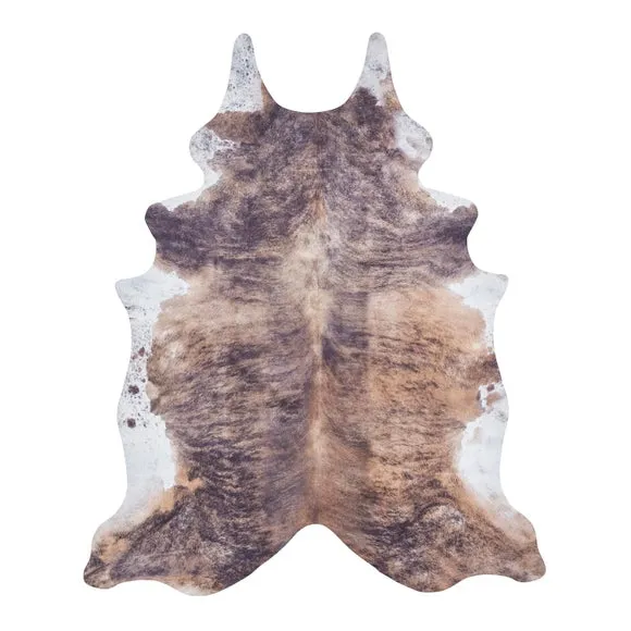 Faux Cow Print Rug 3