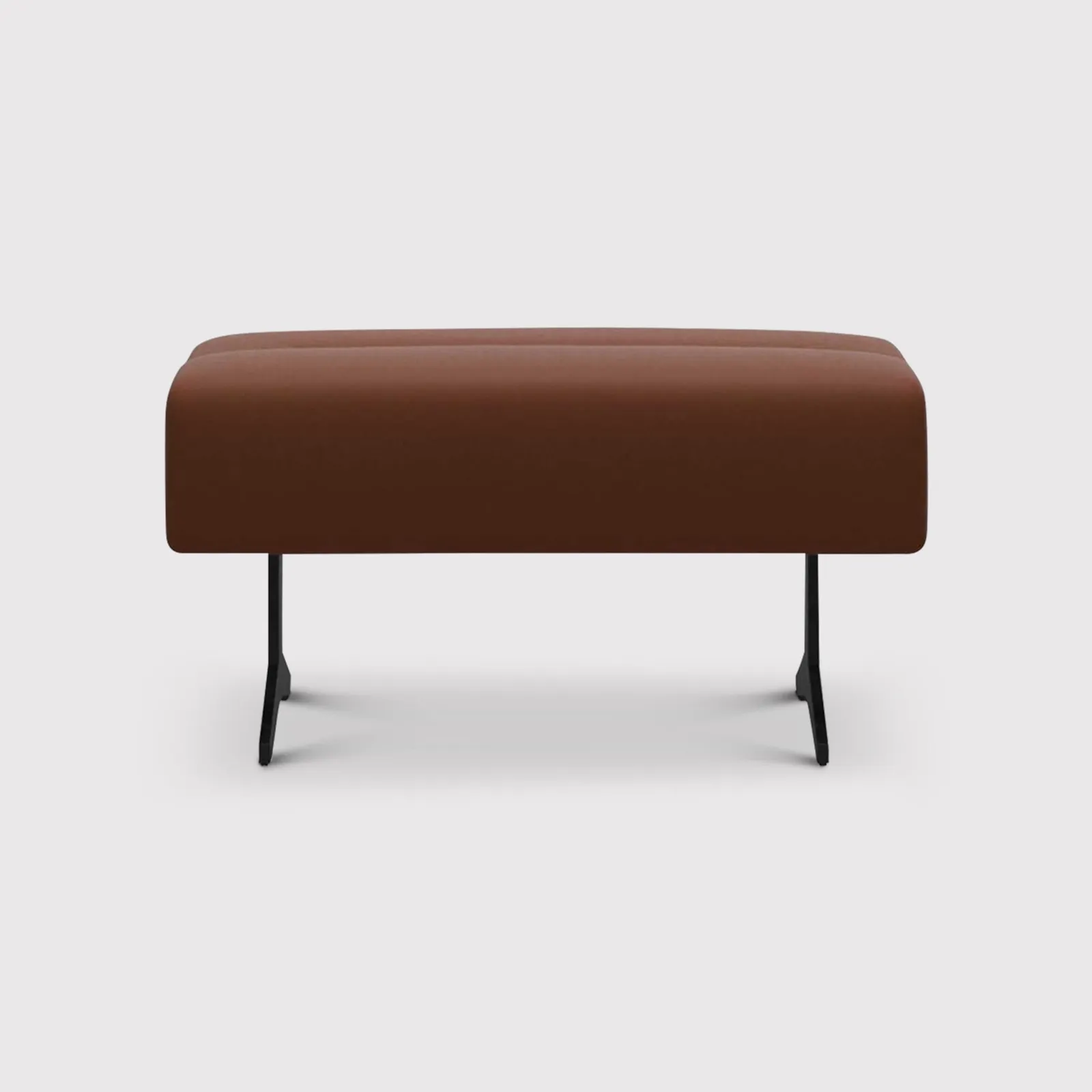 Stressless Stella Large Ottoman Old, Brown Leather | Barker & Stonehouse