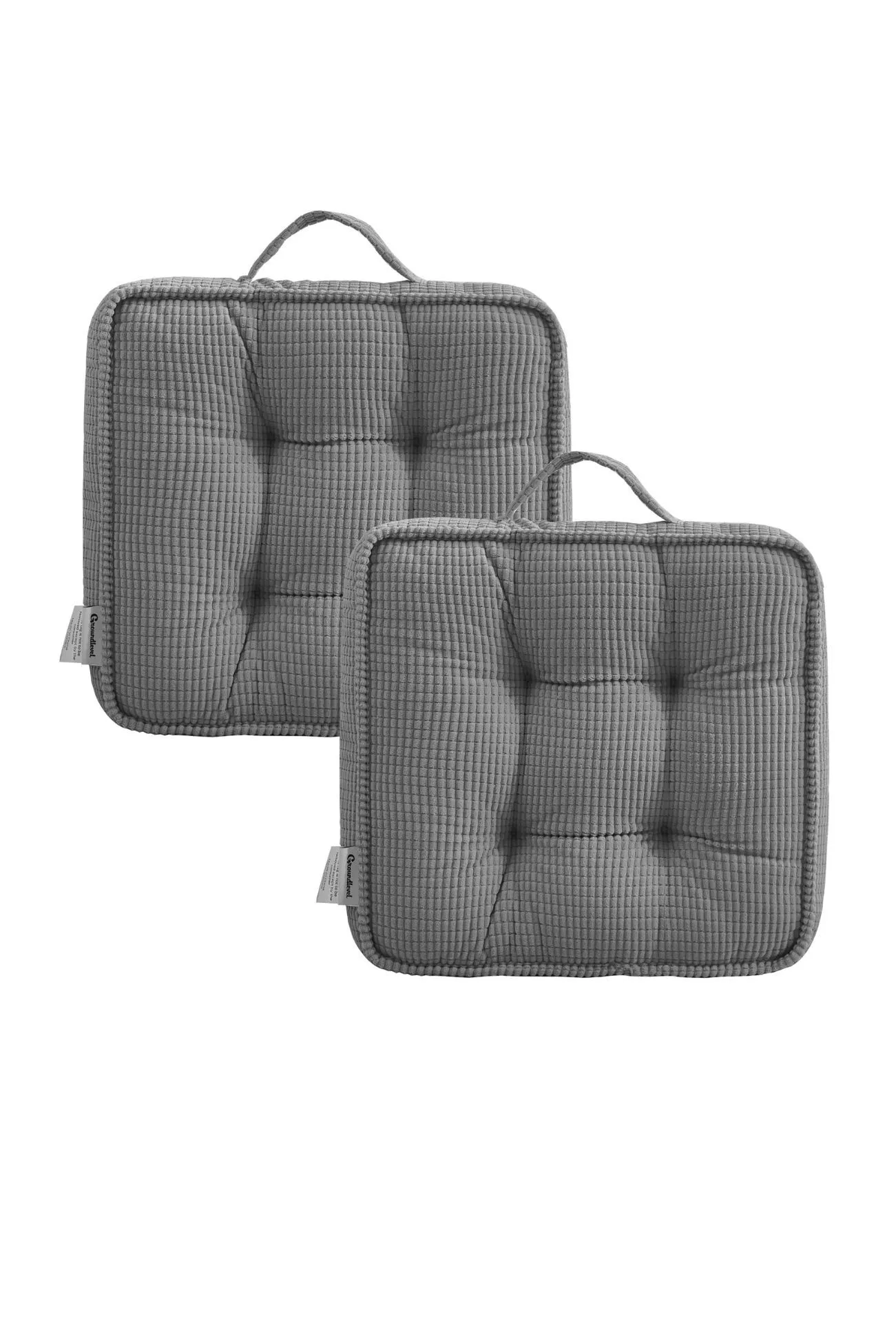 Ezysleep Outdoor / Indoor Set of 2 Seat Cushions in Grey 1