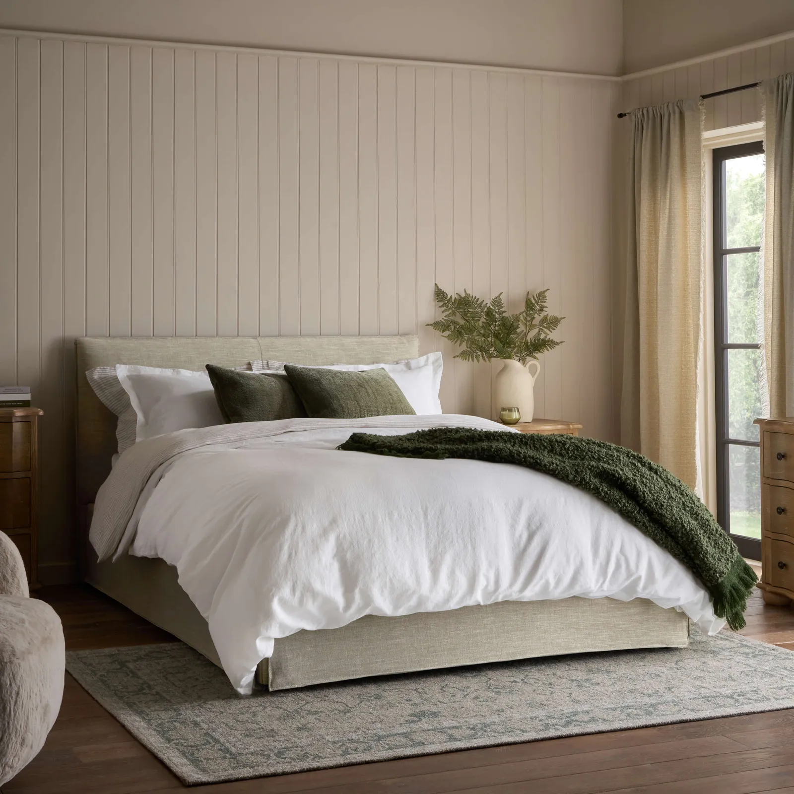 Orla Side Opening Ottoman Bed, Super King - Natural