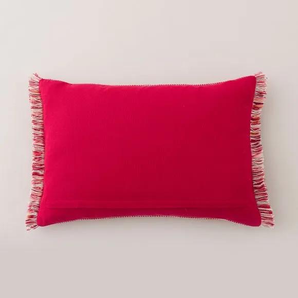 Ava Fringe Cotton Rectangle Cushion 5