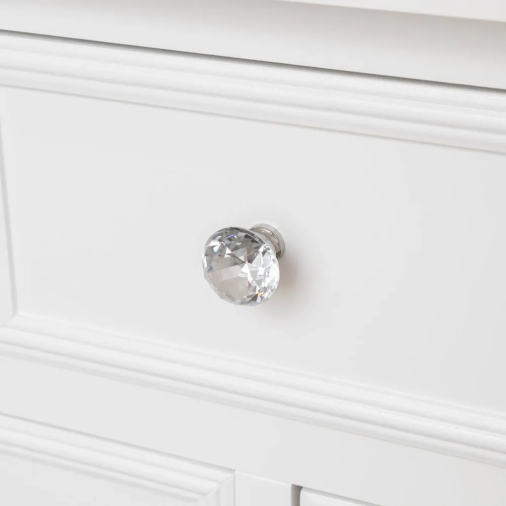 Melody Maison Chest of 6 Drawers & Pair of 3 Drawer Bedsides - Victoria Range in White 6