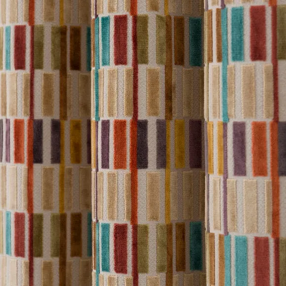 Pelosa Cut Velvet Eyelet Curtains 3