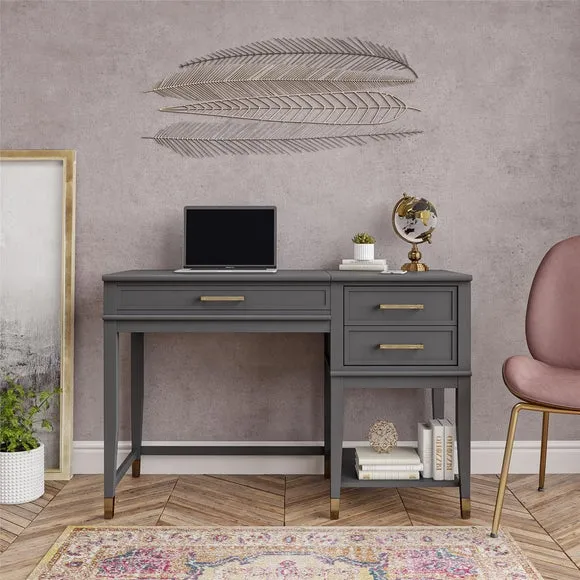 Cosmo Living Westerleigh Lift Desk, Graphite