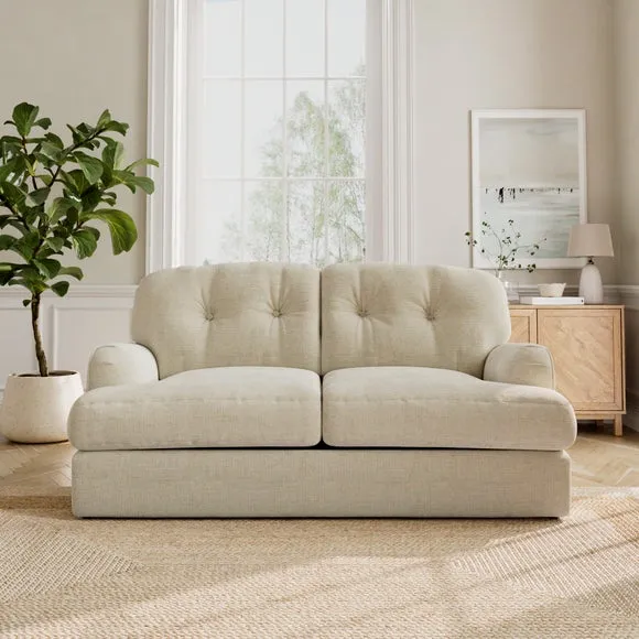 Martha Chunky Chenille 2 Seater Double Sofa Bed 2