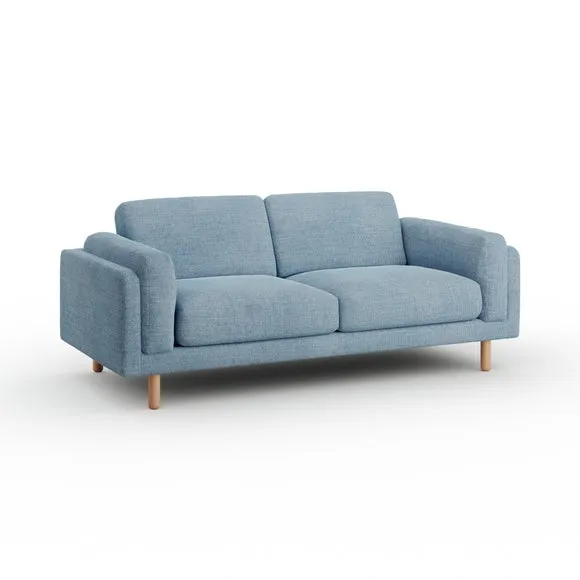 Newton Chunky Tonal Weave 3 Seater Sofa 6
