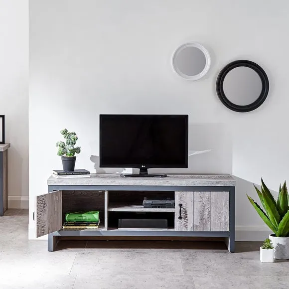 Boston TV Unit, Grey for TVs up to 50" 3