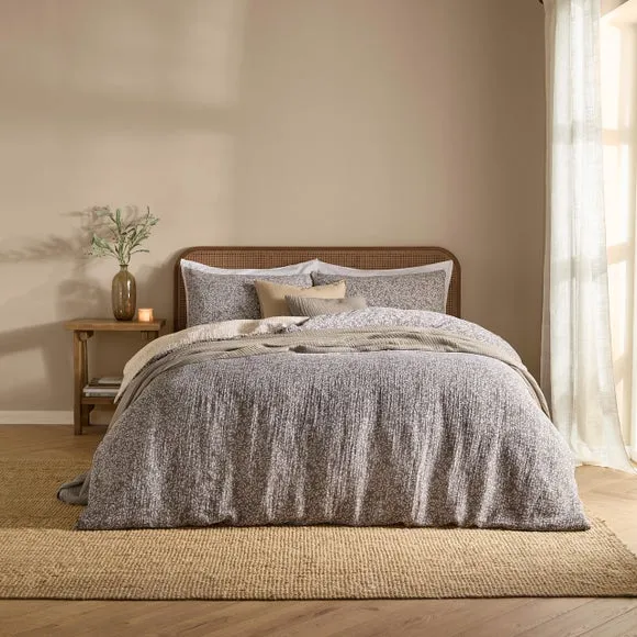 Yard Perrie Leaf 100% Cotton Duvet Cover and Pillowcase Set 1