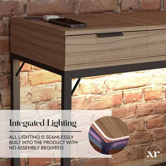 XR Living Denver Dressing Table with Wireless Charging and App Controlled LED Lights 4