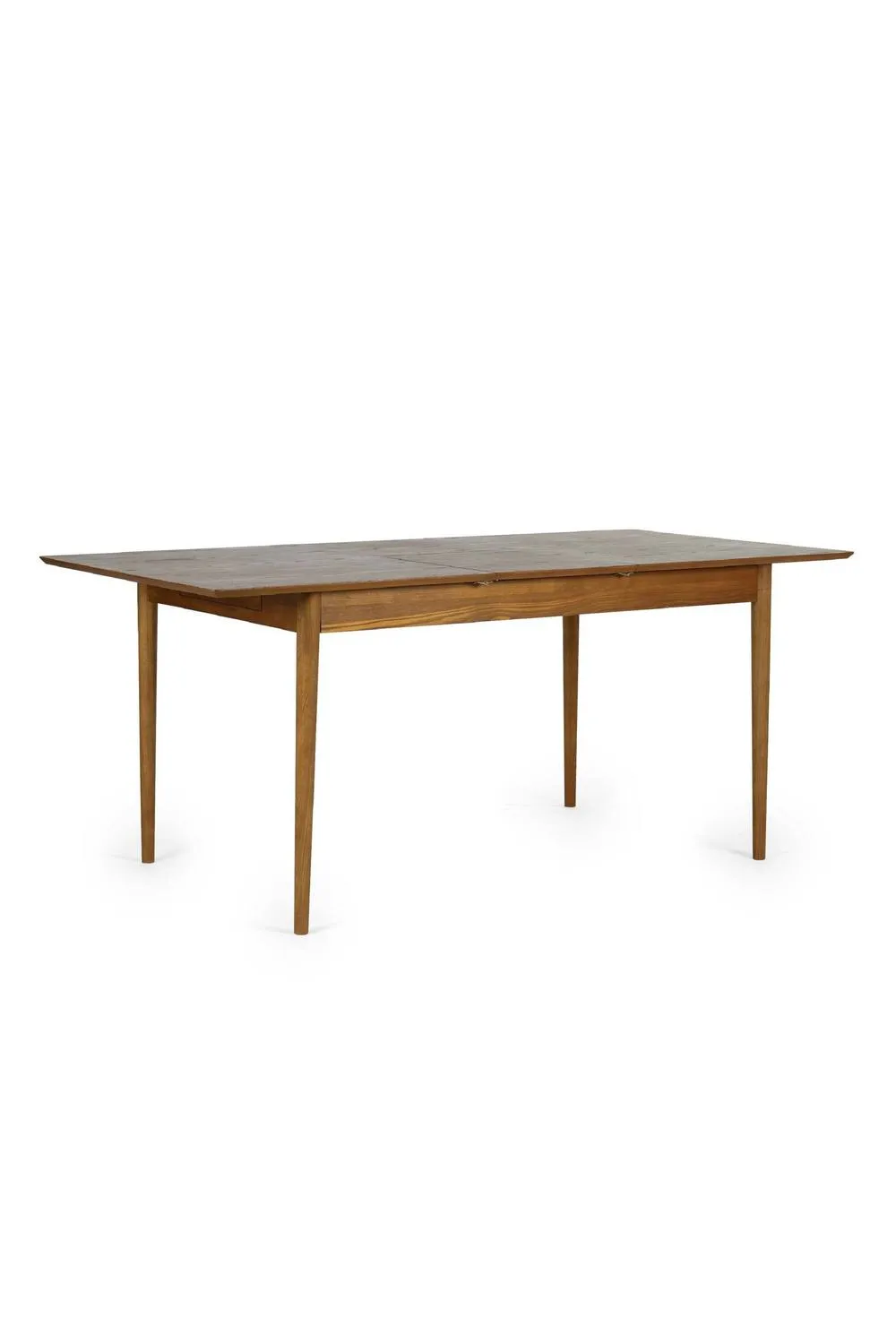 Julian Bowen Lowry Rectangular 4-6 Seater Dining Table with 2 Drawers in Brown 5