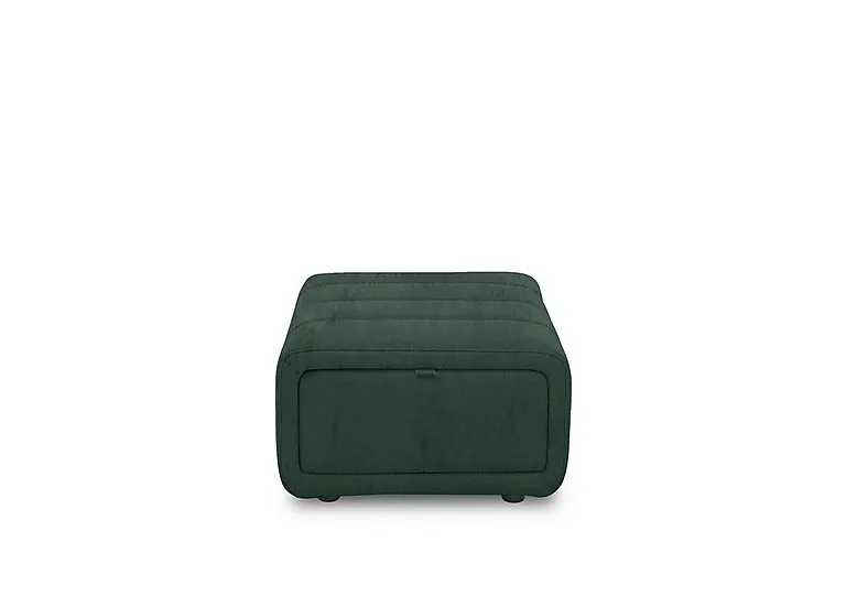 Elphaba Fabric Storage Footstool - Bottle Green