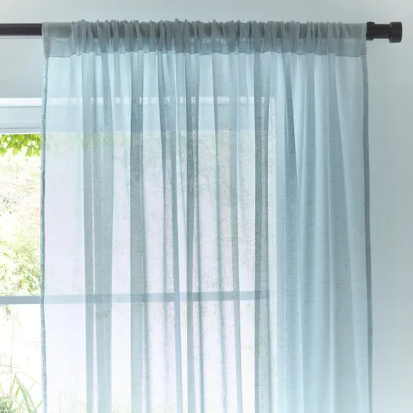 Marley Linen Slot Top Voile Panel 1