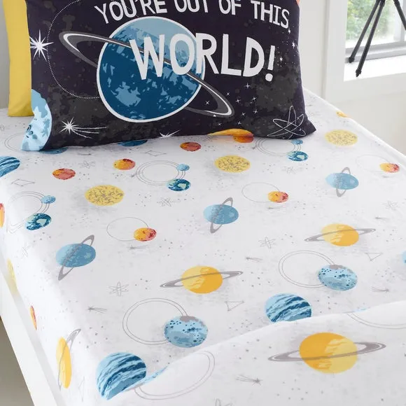 Bedlam Outer Space Single Fitted Sheet
