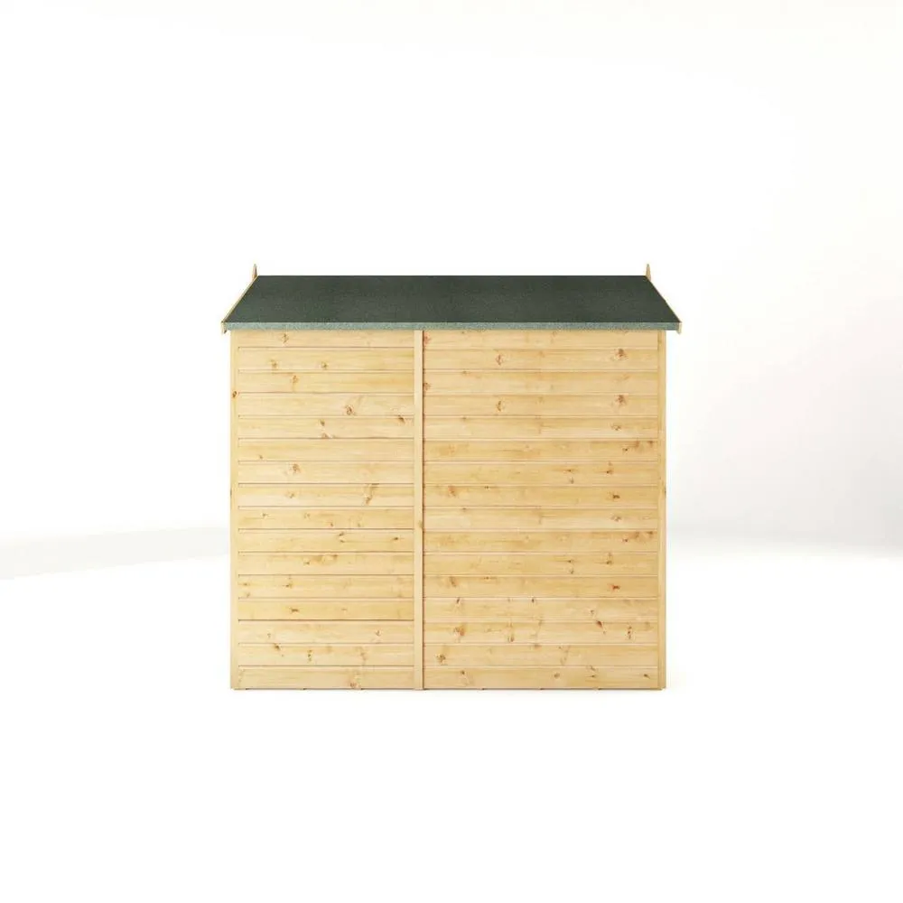 Mercia 7 x 5 Feet Modular Shiplap Apex - Windowless - L221.4xW159.3xH215.9 cm in Light Brown 3