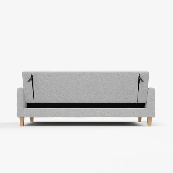 Harlow Flatweave Storage Double Sofa Bed 6